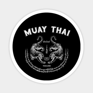 Muay Thai Tiger Sak Yant Tattoo Kickboxing Thailand Magnet